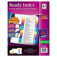 Avery 11125 Ready Index A-Z Tab Dividers, Letter