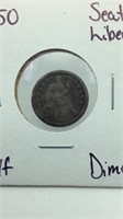 1850 Seated Liberty Half Dime