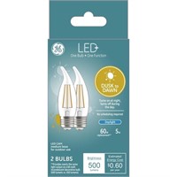 GE LED+ Dusk to Dawn LED Light Bulbs  60 Watts