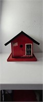 School house bird house hand painted large