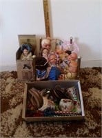 Doll Crib w/ Dolls & Accessories For Party
