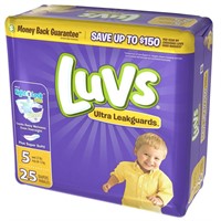 Luvs Diapers Size 5  25 Count (Select for More
