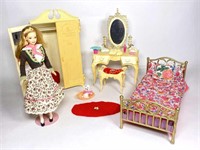 VTG 1963 Suzy Goose Barbie Bedroom Set