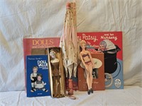 Handmade Antique Bisque Manikin Doll, Books & More