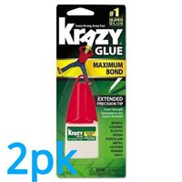 2pk Max Bond Krazy Glue 0.18 oz.