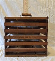 Vintage Owosso Mfg Co. Crate