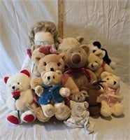 Stuffed Bears, Moose, Doll & More