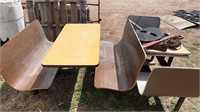 4 & 2 Person Table & Bench Booths from Dale's