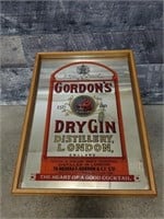 Gordon's Dry Gin Pub Wall Mirror Man Cave Decor