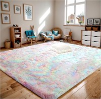 $58 6x9’ Fluffy Plush Carpets