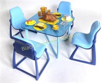 VTG 1977 Mattel Barbie Lunch Table & Chairs