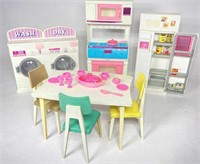 VTG Mattel Barbie Kitchen Set & Accessories