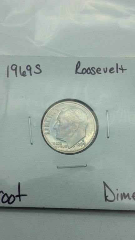 1969S Roosevelt Proof Dime