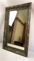 Antique ornate framed mirror