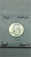 1962 Washington Proof Quarter