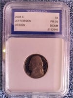 2003-S Jefferson Nickel PR-70