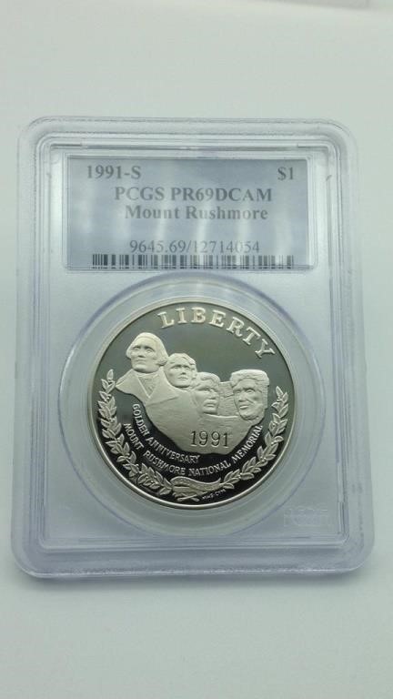 1991S Mt. Rushmore Coin