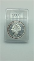 2006 Dollar 1oz .999 Silver