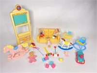 VTG Mattel & Fisher Price Play Room Set