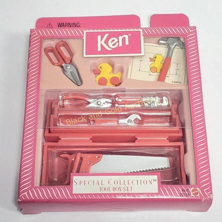 NIB Mattel Special Collection Tool Box Ken Set