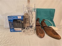 Blood Pressure Monitor, Heating Pad, Shoe