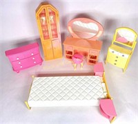 VTG 1980’s Mattel Pink Barbie Bedroom Set