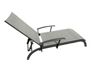 $400  Outdoor Adjustable Aluminum Chaise Lounge