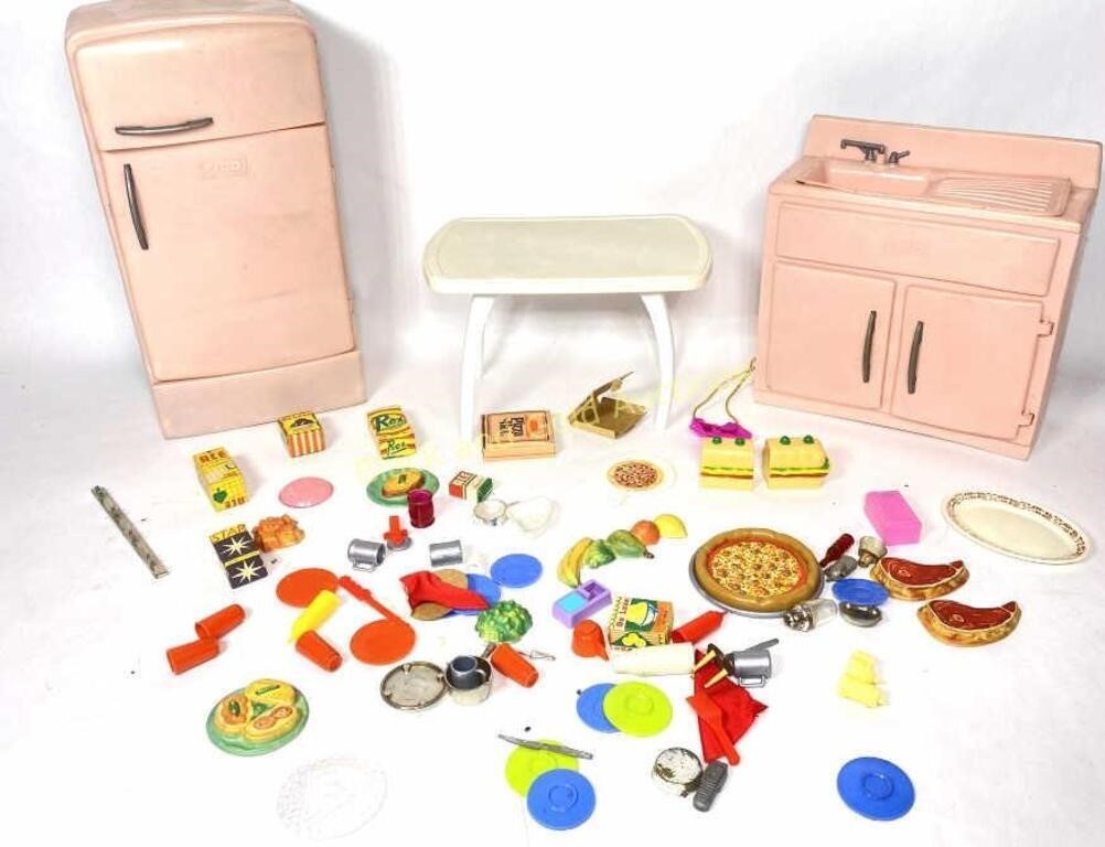 VTG TICO Kitchen Set & Mattel Food Accessories