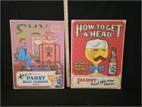 (2) Vintage Beer Signs