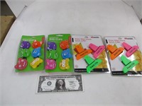 4 New Packs Chip Clips