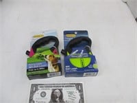 2 New Retractable Dog Leashes