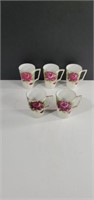 Set of 5 Vintage Hand Painted Nippon Porcelain