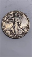 1943 Walking Liberty half dollar