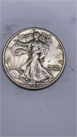 1943-D Walking Liberty half dollar