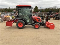 Kioti Tractor With Front Mount Blower