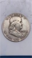 1948 Franklin half dollar