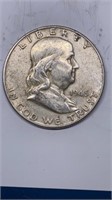 1948-D Franklin half dollar
