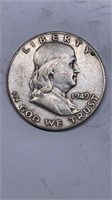 1949-S Franklin half dollar