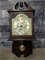 Bulova Chime Pendulum Wooden Classic Wall Clock