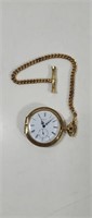 Kent 17 jewel pocket watch missing front cover