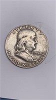 1954-D Franklin half dollar