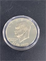 1976 S Silver Eisenhower dollar Variety 1