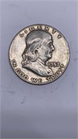 1957-D Franklin half dollar
