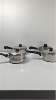 Revere Ware,Range Craft and Ultrex Sauce Pans