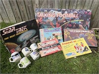 Vintage football games, Star Trek, and more