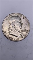 1962-D Franklin half dollar