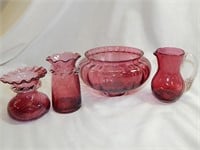 Cranberry Pilgrim Glass Collectibles