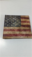 Rustic American flag Photo Album