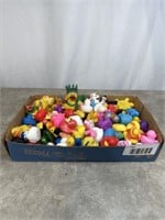 Assortment of rubber ducks
