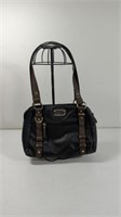 Rosetti Black Faux Leather Hobo Shoulder Bag
